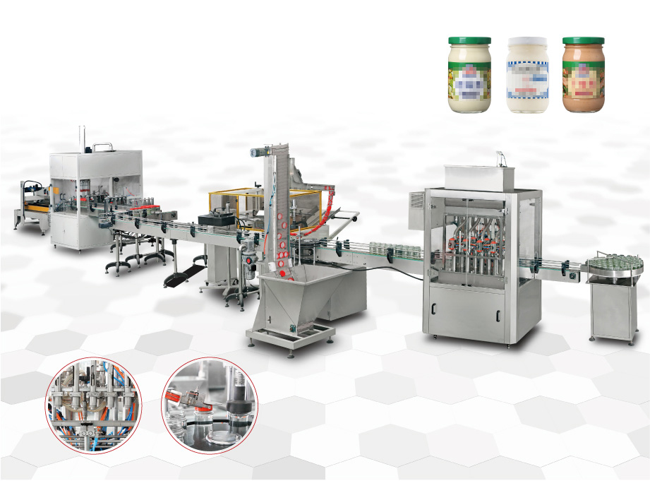 沙拉醬灌裝生產(chǎn)線